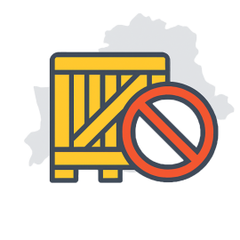 В Беларуси на полгода введен запрет на вывоз отдельных видов промышленных товаров